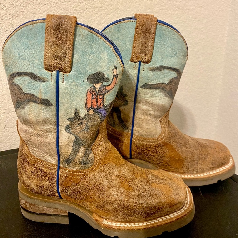Boys Roper Brand Cowboy Boots, Size 12